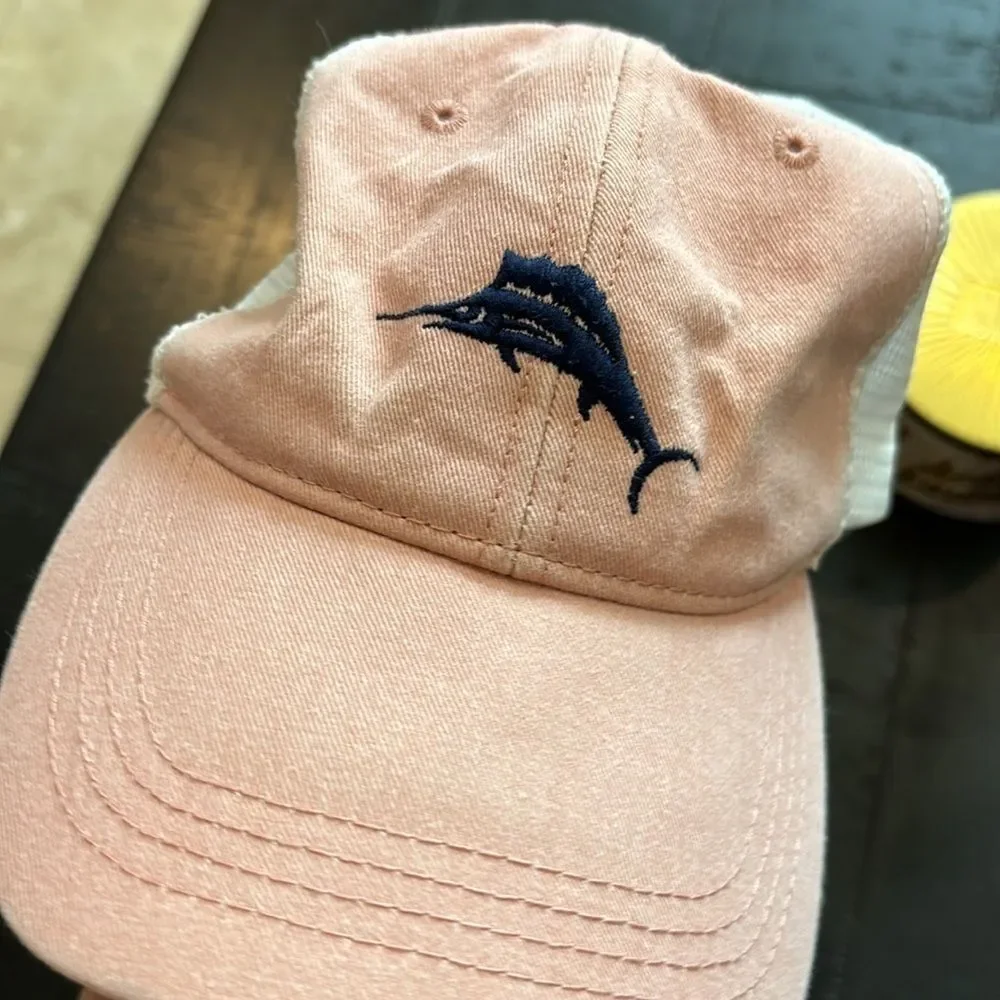 Tommy Bahama Live The Island Life Relax Strapback Baseball Hat Cap Marlin Fish‌‌